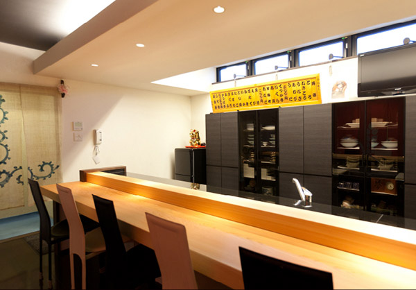 1Fカウンター席